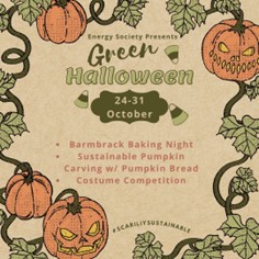 Flyer for 2022 Green Halloween event